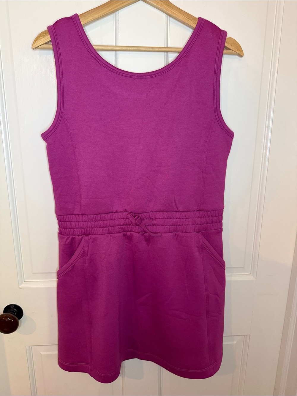 abercrombie kids Fuchsia Sleeveless Drawstring Pocket Skort Dress